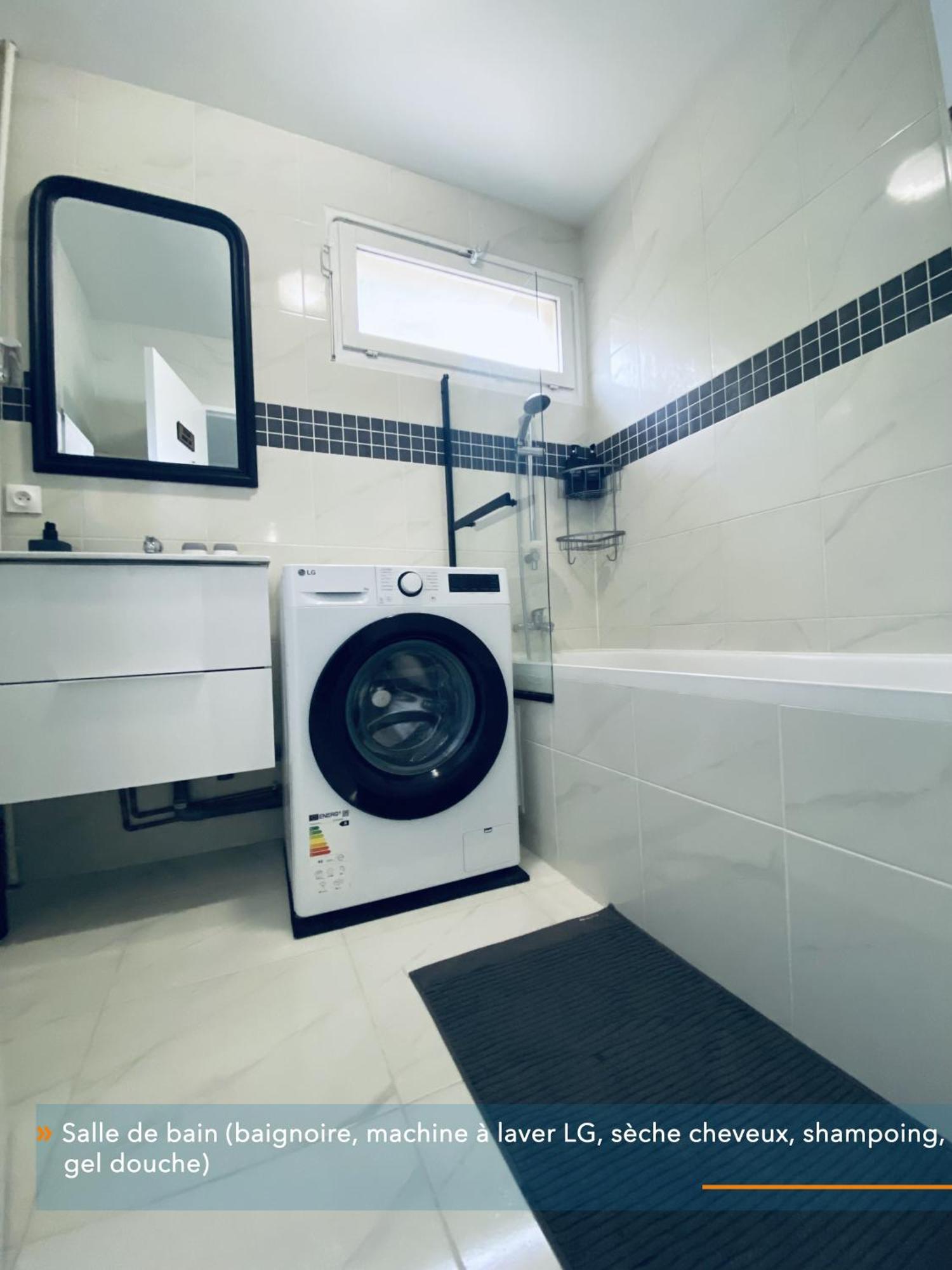 Appartement Parisien Neuf, Moderne Avec Une Grande Salon, 2 Chambres, 4 Lits, Parking Gratuit, 15Min De Paris Et 13 Min Aeroport Orly Vitry-sur-Seine Esterno foto