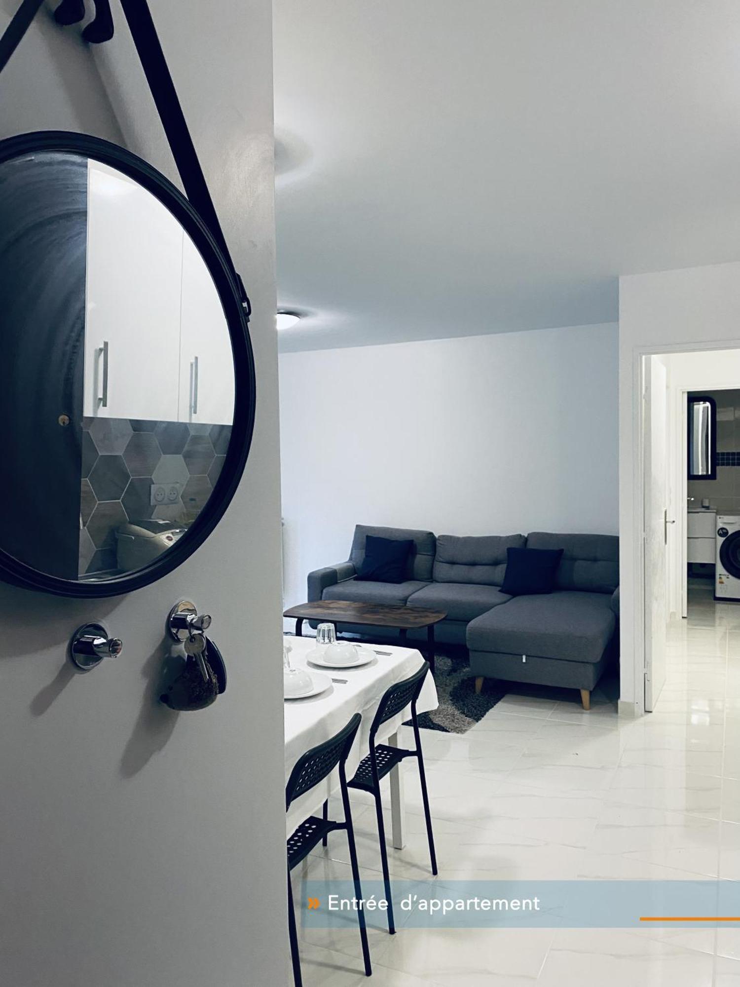 Appartement Parisien Neuf, Moderne Avec Une Grande Salon, 2 Chambres, 4 Lits, Parking Gratuit, 15Min De Paris Et 13 Min Aeroport Orly Vitry-sur-Seine Esterno foto