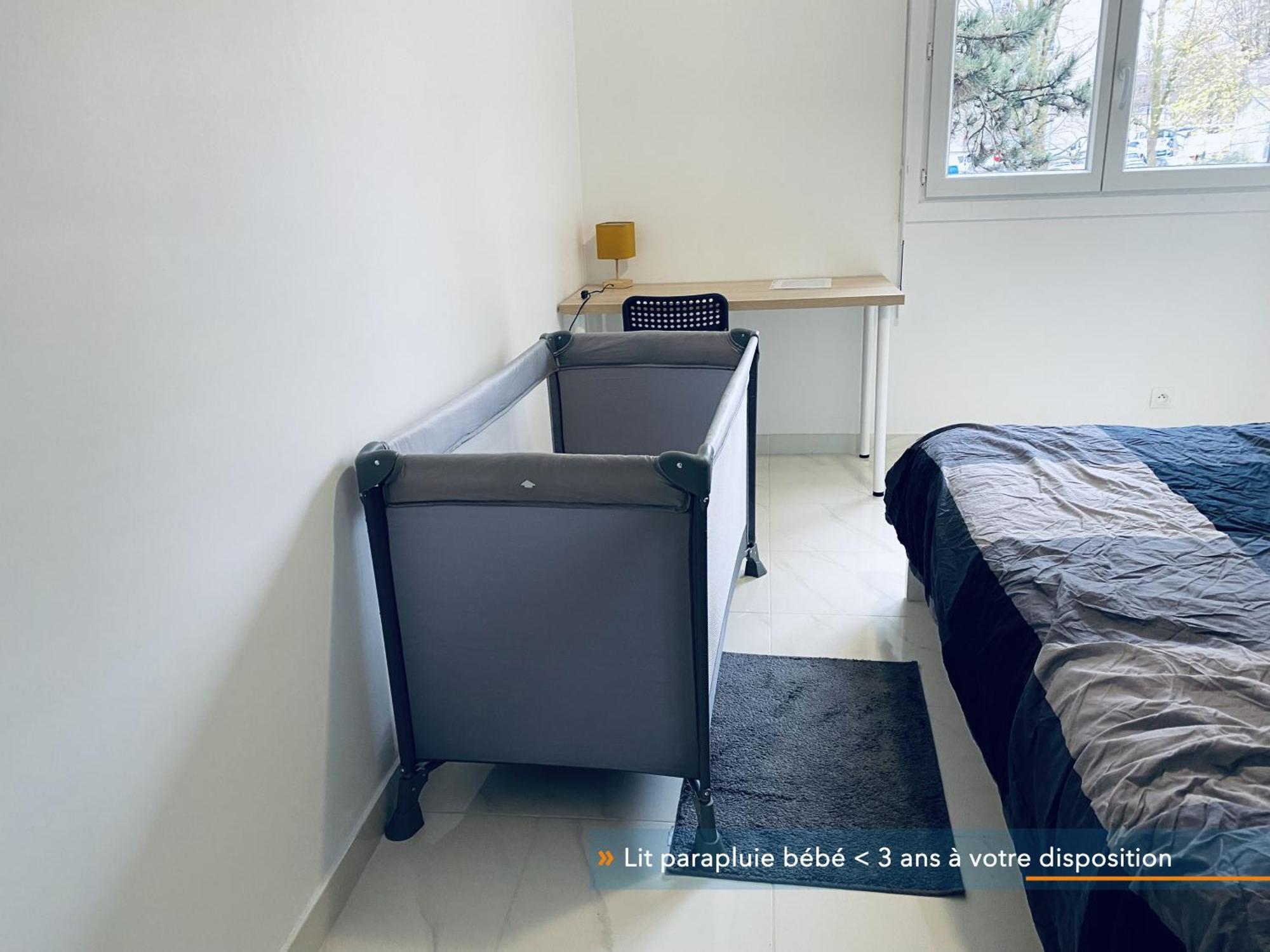 Appartement Parisien Neuf, Moderne Avec Une Grande Salon, 2 Chambres, 4 Lits, Parking Gratuit, 15Min De Paris Et 13 Min Aeroport Orly Vitry-sur-Seine Esterno foto